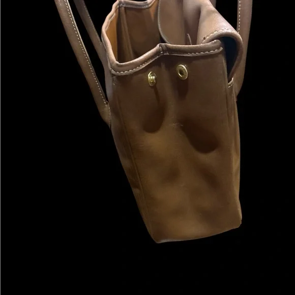 Longchamp Roseau Box Leather Cognac Tote - Picture 12 of 13